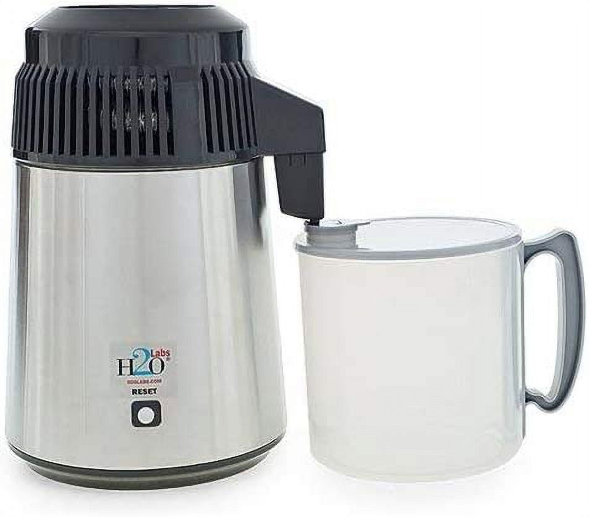 Best in Class Stainless Steel Home Water Distiller with Break-Resistant Carafe (BPA Free)