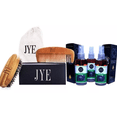 thumbnail image 1 of Kit de Peine y Cepillo de madera Estuche Edición Especial Incluye 3 frascos de Loción Mas Barba JYE Natural, 1 of 7