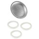 thumbnail image 2 of Univen Filtro de espresso y sellos de junta de 2,5" (64 mm) compatibles con cafeteras de aluminio Bialetti de 6 tazas, 2 of 5