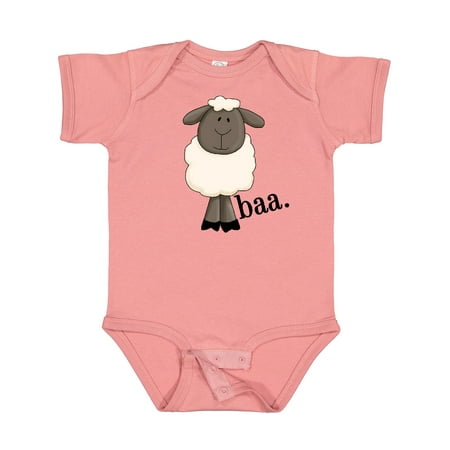 

Inktastic Baa. Cute Sheep Design Gift Baby Boy or Baby Girl Bodysuit