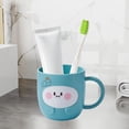 thumbnail image 2 of Lilixerw Cute Cartoon Bathroom Toothbrush Cups,Mouthwash Cups,Bathroom Tumbler Cup,Tooth Brush Holders,Plastic Household Drinking Cups, 2 of 6