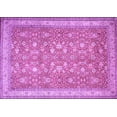 thumbnail image 1 of Ahgly Company Indoor Rectangle Persian Purple Traditional Area Rugs, 6' x 9', 1 of 4