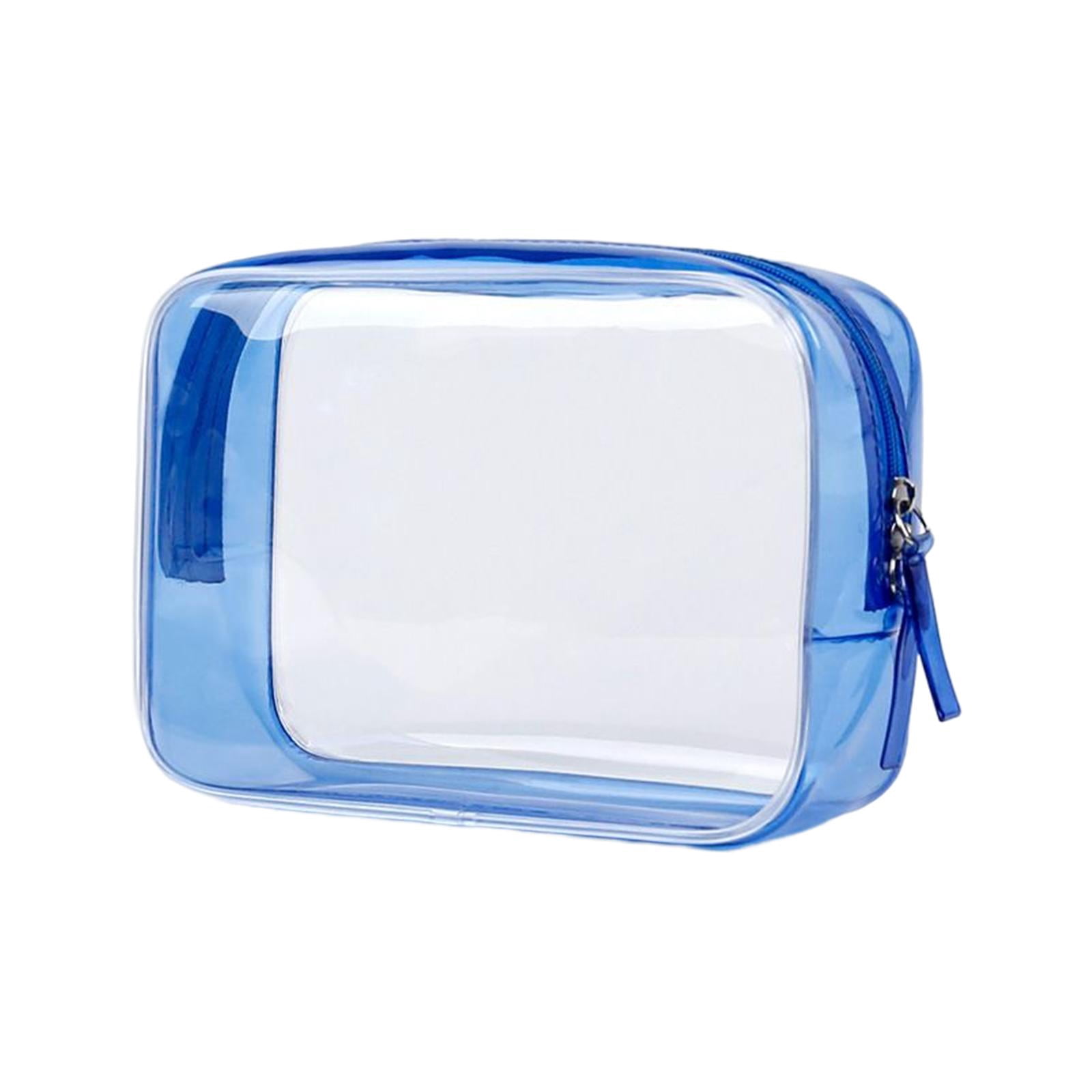 JIHUOO Transparente Make-up-Tasche Aus PVC - Wasserfester Kosmetikorganizer In Violett
