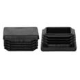 thumbnail image 4 of Flyshop 1-3/4" x 1-3/4", 45 x 45mm Square Plastic Plugs Durable Pipe Plug Tubing End Caps, Floor Protectors, Tube Inserts, Lamellar Plugs, Chair Glide Sliders, Black Plastic Hole Plugs, 8PCS, 4 of 6