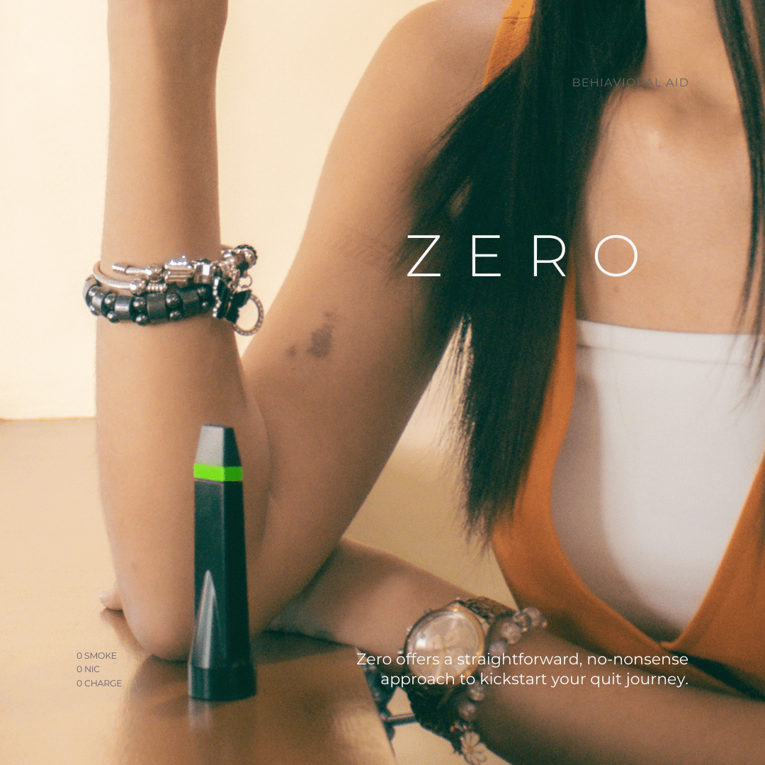 CAPNOS ZERO | Peppermint Flavored Air Inhaler | Pressurized Draw & Bold Throat Hit