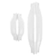 thumbnail image 1 of protectores de borde de puerta de coche, tiras protectoras antiarañazos, autoadhesivas, color blanco, 1 of 8