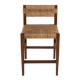 thumbnail image 3 of Butler Specialty Company Valencia 25" Woven Counter Stool with Back - Brown, 3 of 8