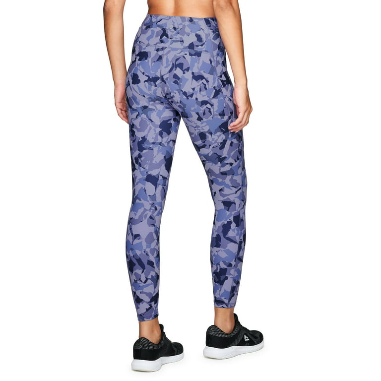 RBX Active Women's Abstract Geo Soft Squat Proof Yoga Legging With Pockets  