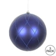 thumbnail image 2 of Vickerman N170722D 6 Po Boule de Tourbillon Bleu Cobalt Mat - 3 par Boîte, 2 of 3