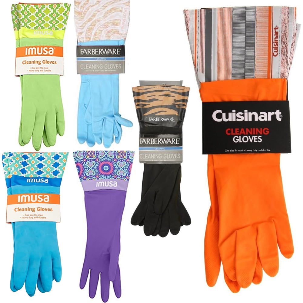 latex kitchen gloves