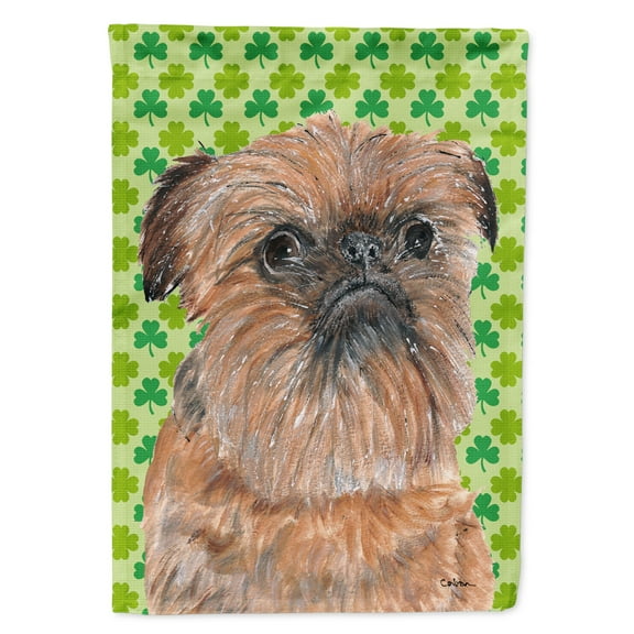 Carolines Treasures SC9572-FLAG-PARENT Brussels Griffon St Patricks Irish Flag  multicolor