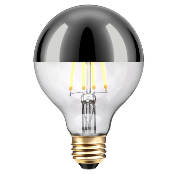 Globe Electric Designer Vintage Edison Chromada 40W Equivalent Soft White (2200K) Dimmable LED Light Bulb, 30670