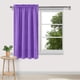 thumbnail image 1 of Paquete de 2 Cortinas de Seda Lisas con Aislamiento Térmico y Ahorro de Energía Opacas yMorado MNFD, 1 of 6