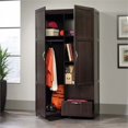 thumbnail image 3 of Pemberly Row Transitional Wood Wardrobe Armoire in Cinnamon Cherry, 3 of 9