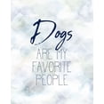 thumbnail image 2 of Kimberly, Allen 12x14 White Modern Wood Framed Museum Art Print Titled - Dogs are my Favorite, 2 of 4