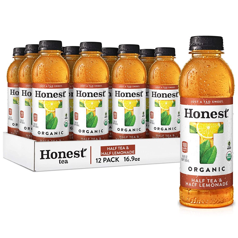 Honest Tea Organic Fair Trade Half Tea & Half Lemonade Gluten Free, 16.