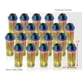 thumbnail image 3 of AJP Distributors JDM Sport 20PCS Open Ended Extended Long Heavy Duty Steel Neochrome Lug Nuts Set M12x1.5 12mmX1.5 Thread Pitch VIP Track Drifting Wheel Rims Multicolored Universal Performance Upgrade, 3 of 4