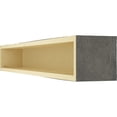 thumbnail image 5 of Ekena Millwork 4"H x 6"D x 60"W Knotty Pine Faux Wood Fireplace Mantel, Aged Ash, 5 of 15