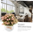 thumbnail image 6 of Small Fake Bonsai Simulation Greenery, Ongmies Small Bonsai Artificial Plant – Faux Greenery for Desk & Outdoor Home Decoration, 1 Pot of Artificial Daisy Flowers, 6 of 9
