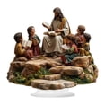 thumbnail image 2 of 2. Figura sagrada de Jesús, decoración, vivienda religiosa, cultura, plano, escritorio, adorno Jesús dando conferencias, 2 of 9