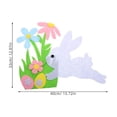 thumbnail image 2 of ELAYARD Bunny Party Decorations, Multi-Color Non-Woven, Charming Festive, Easy to Use, 2Pcs, 2 of 8