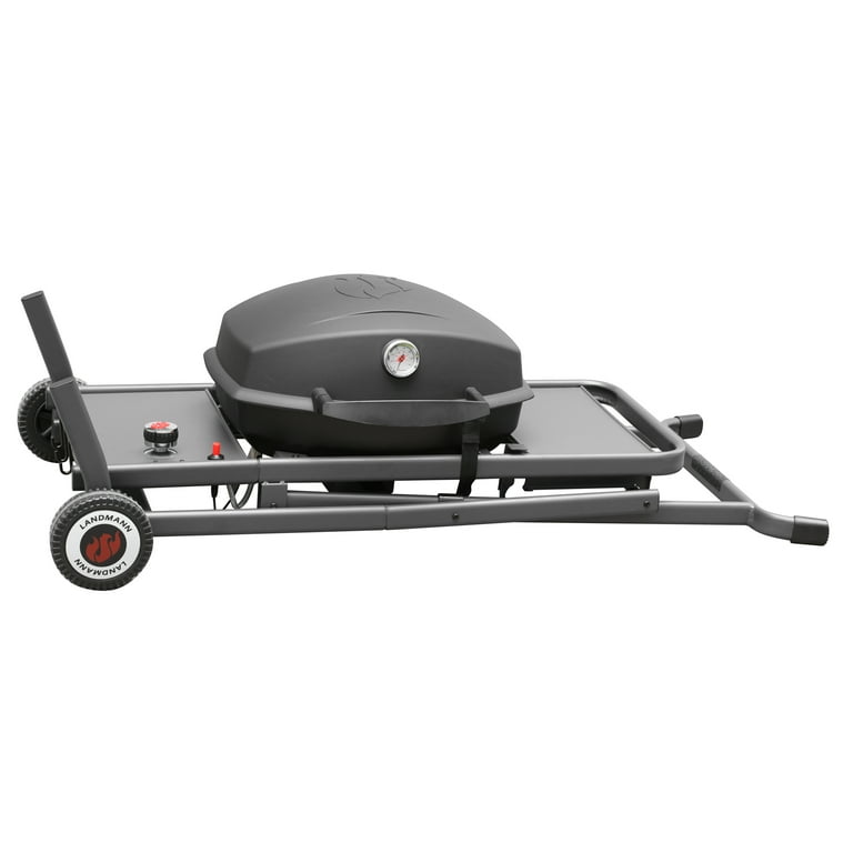 バーベキュー LANDMANN LANDMANN Dorado Charcoal Barbecue | Double-Walled Lid with