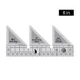 thumbnail image 2 of MesaSe Creative Ruler Grids Non-Slip 45 Degree Square Triangular Cutting Guide For Sewing, 2 of 13