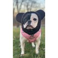 thumbnail image 3 of Frenchiestore Organic Dog Frenchie Ear Warmers | Black Frenchie, 3 of 4