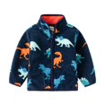 thumbnail image 3 of YOUYEDIAN Toddler Polar Fleece Jacket Boys Girls Winter Jacket Fall Sweatshirt Zip-up Light Coat Spring Clothes, 3 of 5