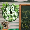 thumbnail image 4 of CALLE. Adorno de Corona Verde Del Día de San Patricio, Decoración Rústica de Primavera para Sala de Estar, 4 of 6