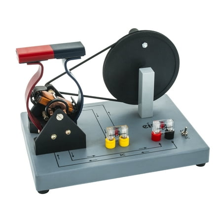 Eisco Labs Demonstration Motor Generator Activity Model (AC/DC) - Hand Powered