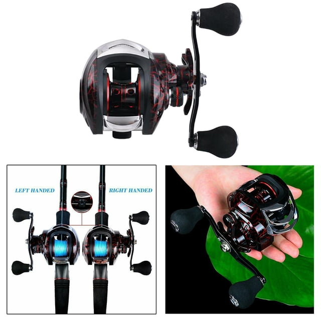 Carrete de pesca Baitcasting DYNWAVEMX con sistema de frenado magnético