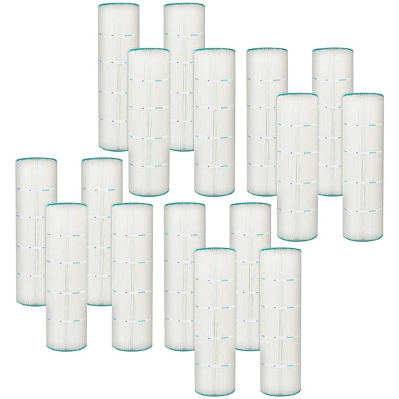 Hurricane 16 Pack HF7468-04 Advanced Pool and Spa Filter Cartridge Replacement