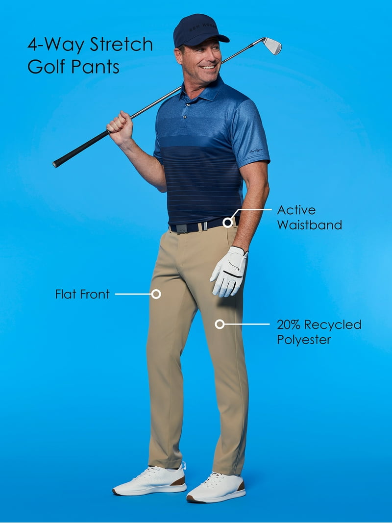 Ben Hogan Men's and Big Men's Flex 4-Way Stretch Golf Pants with