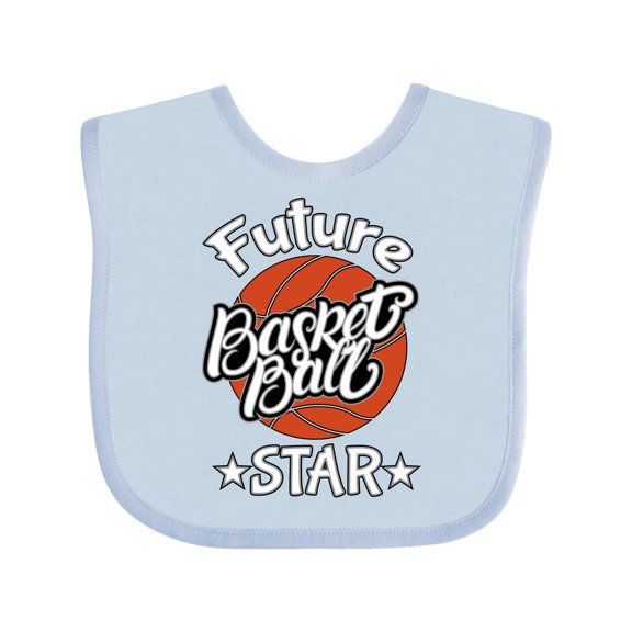 Inktastic Future Basketball Star Boys or Girls Baby Bib