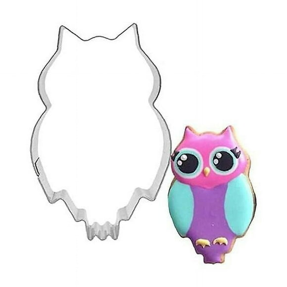 10PCS Stainless Steel Owl Cookie Cutter Egg Fruit Cutter Tools Pancake Biscuit Press Stamp cake decorating Baking Tool GetRich