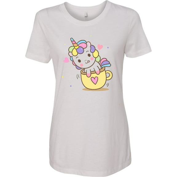 Inktastic Teacup Unicorn Women's T-Shirt