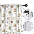 thumbnail image 4 of Blackout Kids Curtains,White Fairy Cottage Princess Pattern Childrens Insulated Curtains Set Of 2,Bedroom Essentials,Toddler Room Decor 42"x54", 4 of 5