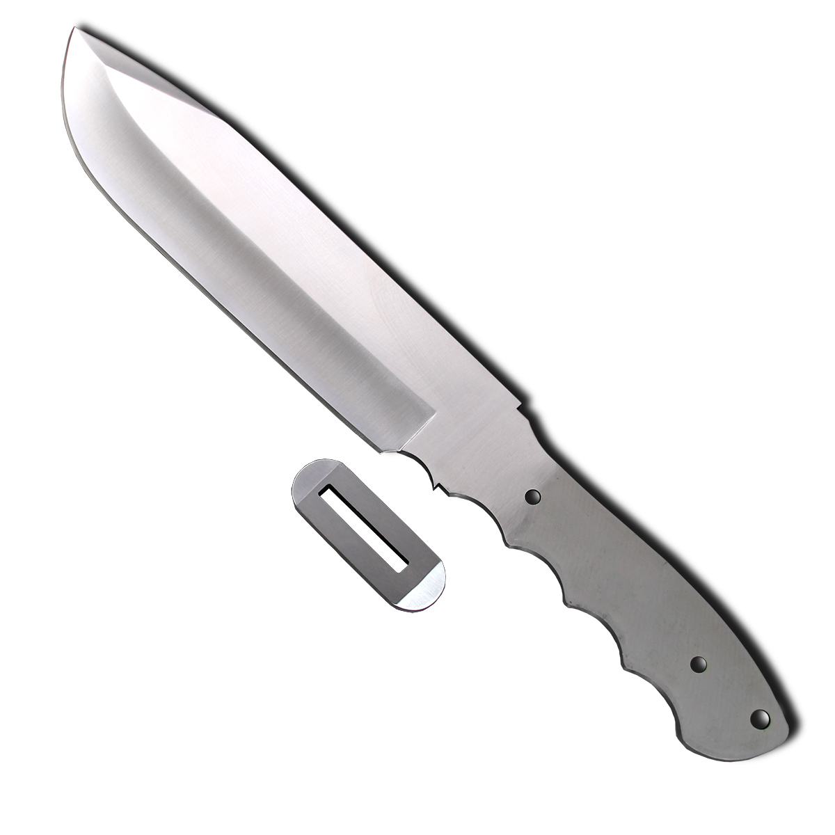 Hunting Knife Blade Blank 004 9Cr18MoV Stainless Steel 13 3/4" OAL