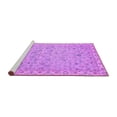 thumbnail image 2 of Ahgly Company Machine Washable Indoor Rectangle Oriental Purple Traditional Area Rugs, 3' x 5', 2 of 4