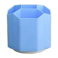 thumbnail image 2 of Rotating Pen Container Student Desk Organizer, Multi Compartment Pen Holder with Note Tray, 360 Degree Smooth Rotation Storage, Office S*chool Makeup Brush Holder Box, 2 of 8