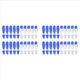 thumbnail image 1 of Juego de 40 Adaptadores de Panel de Enchufe de Chasis PowerCON Tipo A NAC3FCA+NAC3MPA-1, 1 of 5