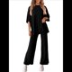 thumbnail image 2 of Traje Informal de Dos Piezas para Mujer, Ideal para Viajes y Vacaciones. Negro L, 2 of 9