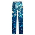thumbnail image 5 of Lopecy-Sta Christmas Pajamas for Women Comfy Lounge Pants Comfy Pajama Bottom Drawstring Elastic Waist Sleepwear Long Pajamas Pants for Women, 5 of 5