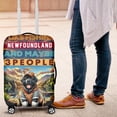 thumbnail image 4 of I Like Fishing, and my Newfoundland, and Maybe 3 People. Happy Father's Day Travel Luggage Cover Newfie Dog Lover Gifts Suitcase Dust Protective Decor - 00004, 4 of 5