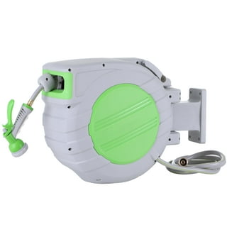 VEVOR Retractable Hose Reel, 5/8 inch x 65 ft, Any Length Lock