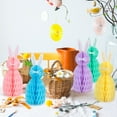 thumbnail image 5 of 5PCS Honeycomb Easter Hanging Decorations, 3D Bunny Honeycomb Spring Easter Hanging Ornament, Easter Bunny Centerpieces Decorations for Birthday Party Table Indoor Outdoor Decor, 5 of 8