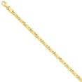 thumbnail image 4 of 14K Yellow Gold 5mm Hand-polished Fancy Link Chain, 4 of 5