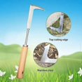 thumbnail image 5 of 2024 Upgrade Crack Weeder Crevice Weeding Tool, 12.5Inch Weed Puller Tool L-Shape Gardening Crack Sickle, Manual Hand Weeder Paver Stainless Steel Cre, 5 of 5