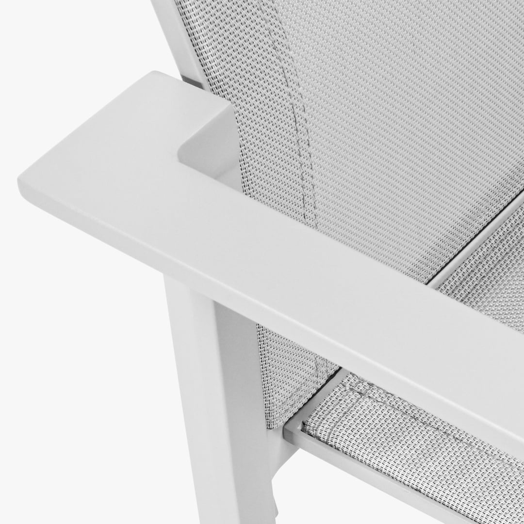 2-Piece Patio Stackable Dining Chairs with Full-Wrap Textilene & High Back, Warm Gray